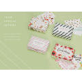 Personnalisé Papier Pliable Impression Mariage Personnalisé Merci Cadeau Pack De Cartes De Voeux Avec Enveloppe